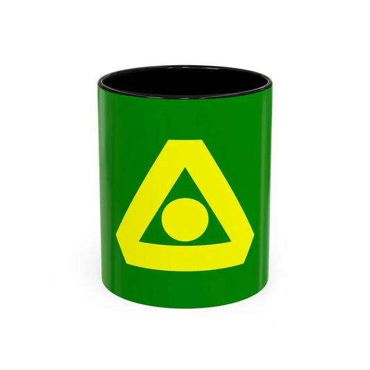 Flag of Delta British Columbia Canada - Accent Coffee Mug 11oz Black - Go Mug Yourself