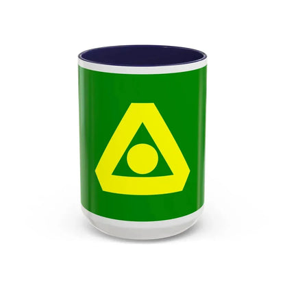 Flag of Delta British Columbia Canada - Accent Coffee Mug 15oz Navy - Go Mug Yourself