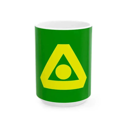 Flag of Delta British Columbia (Canada) White Coffee Mug 15oz - Go Mug Yourself