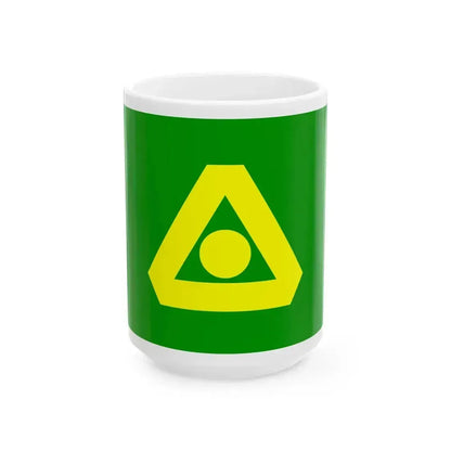 Flag of Delta British Columbia Canada - White Coffee Mug 15oz - Go Mug Yourself