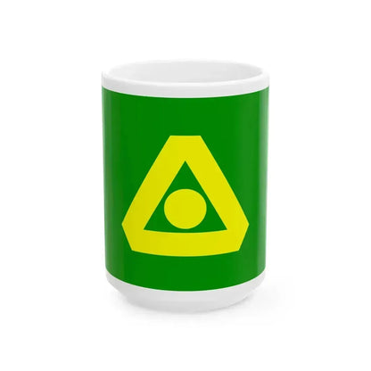 Flag of Delta British Columbia Canada - White Coffee Mug 15oz - Go Mug Yourself