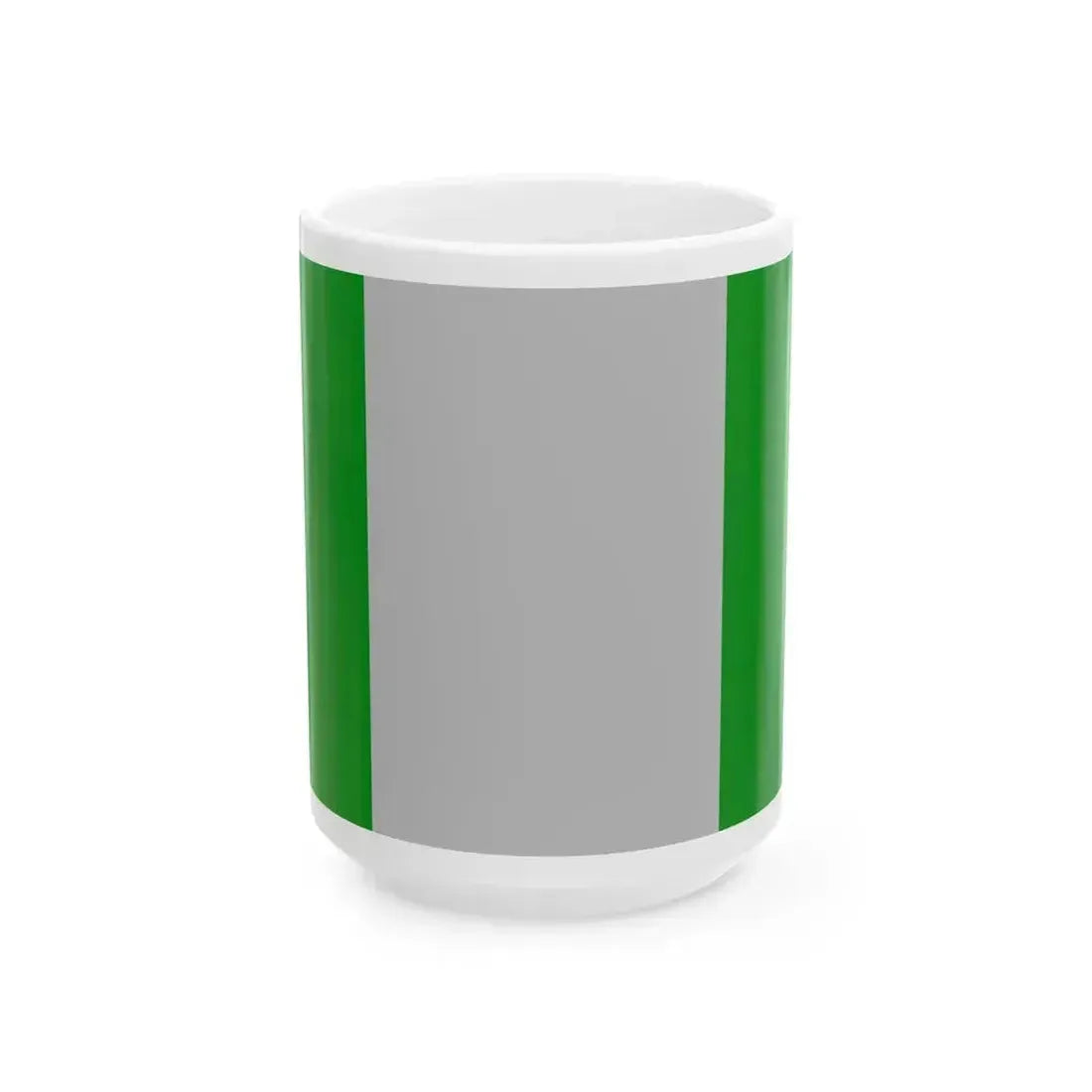 Flag of Demidovsky rayon Smolensk oblast 2005 (Russia) White Coffee Mug 15oz - Go Mug Yourself