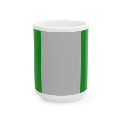 Flag of Demidovsky rayon Smolensk oblast 2005 (Russia) White Coffee Mug 15oz - Go Mug Yourself