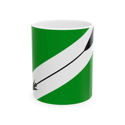 Flag of Demidovsky rayon Smolensk oblast (Russia) White Coffee Mug 11oz - Go Mug Yourself