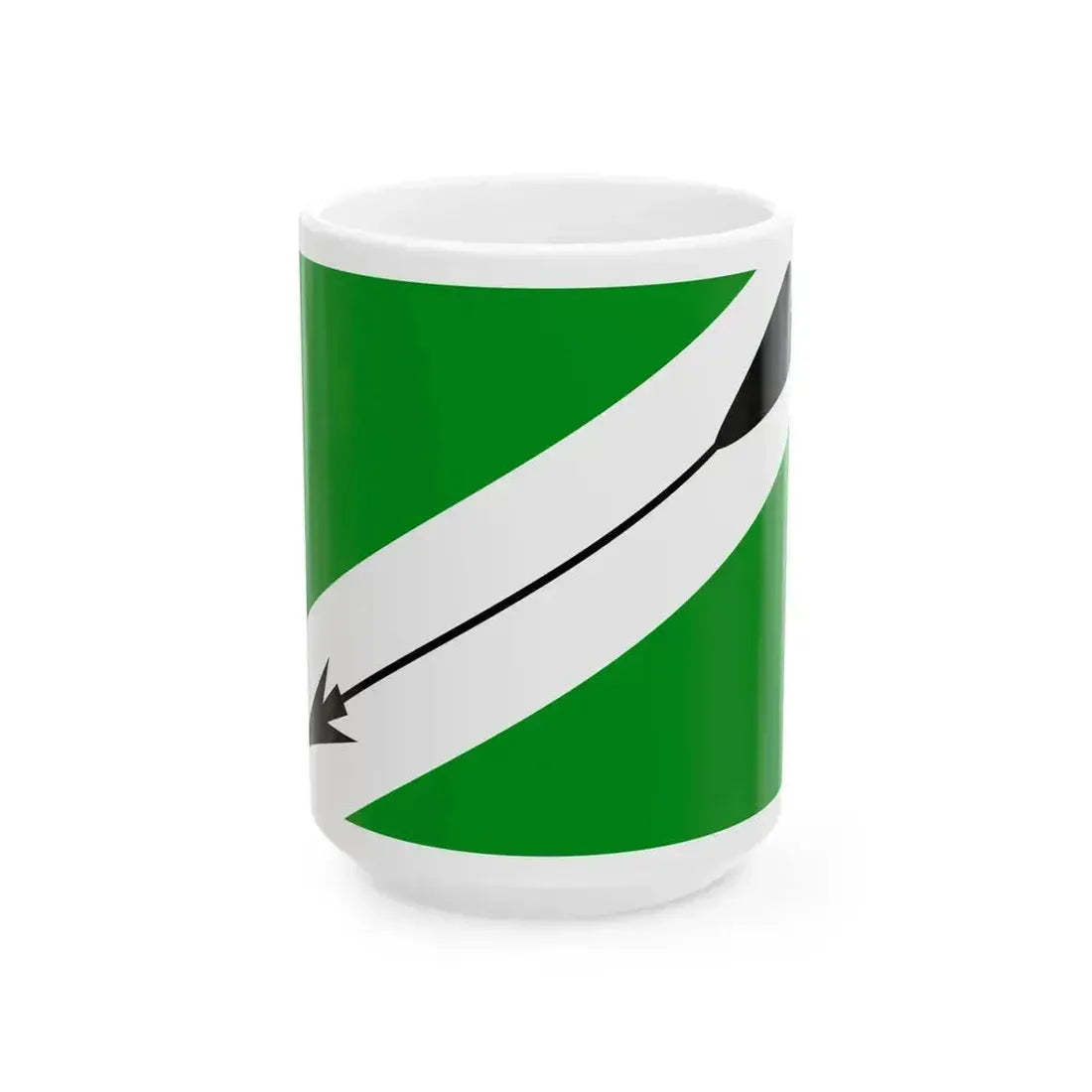Flag of Demidovsky rayon Smolensk oblast (Russia) White Coffee Mug 15oz - Go Mug Yourself