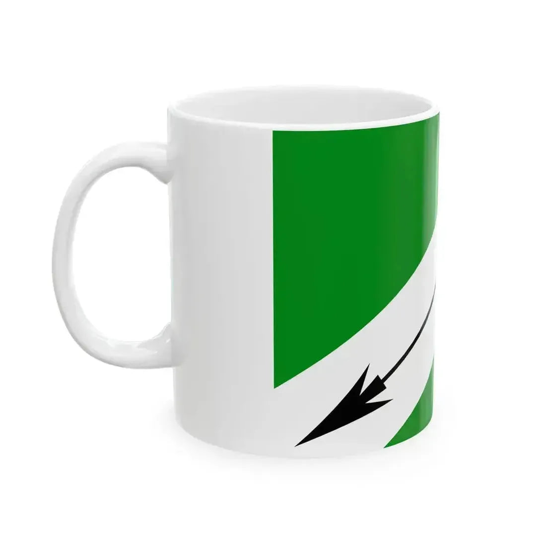 Flag of Demidovsky rayon Smolensk oblast (Russia) White Coffee Mug - Go Mug Yourself