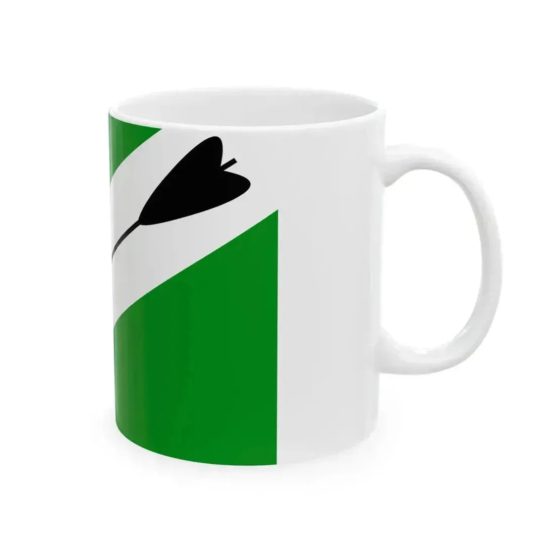 Flag of Demidovsky rayon Smolensk oblast (Russia) White Coffee Mug - Go Mug Yourself