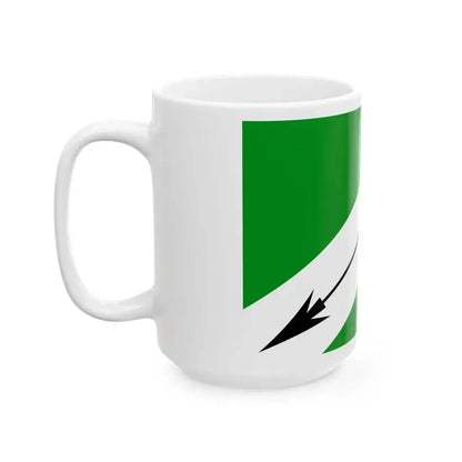 Flag of Demidovsky rayon Smolensk oblast (Russia) White Coffee Mug - Go Mug Yourself