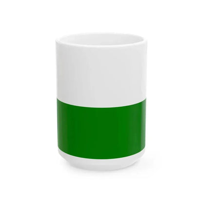Flag of Democratic Party of Uganda (Uganda) White Coffee Mug 15oz - Go Mug Yourself