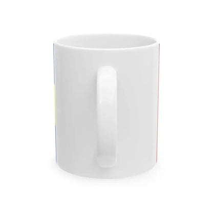 Flag of Demydivka Raion (Ukraine) White Coffee Mug - Go Mug Yourself