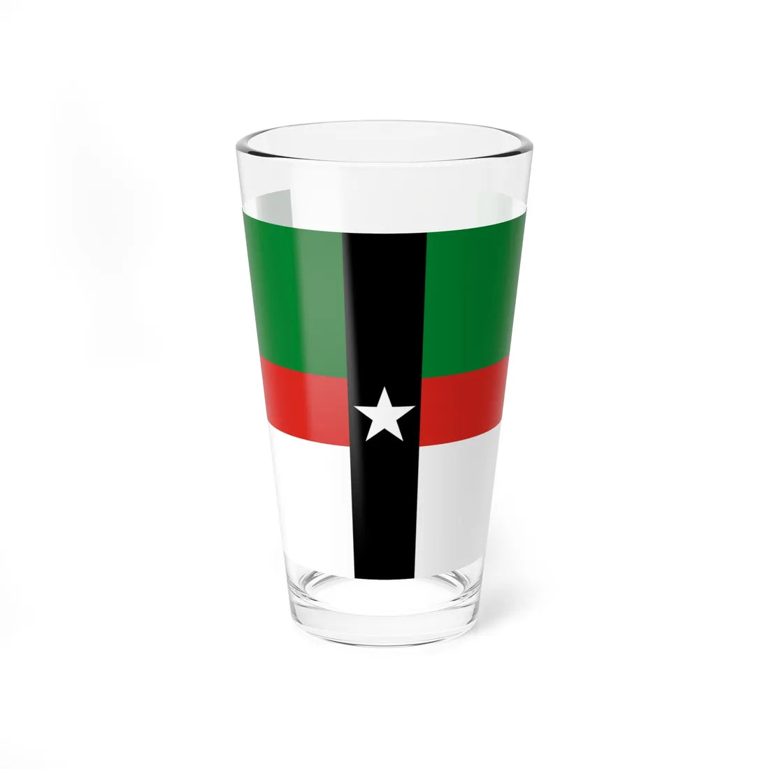 Flag of Denison Texas (United States) Pint Glass 16oz 16oz - Go Mug Yourself