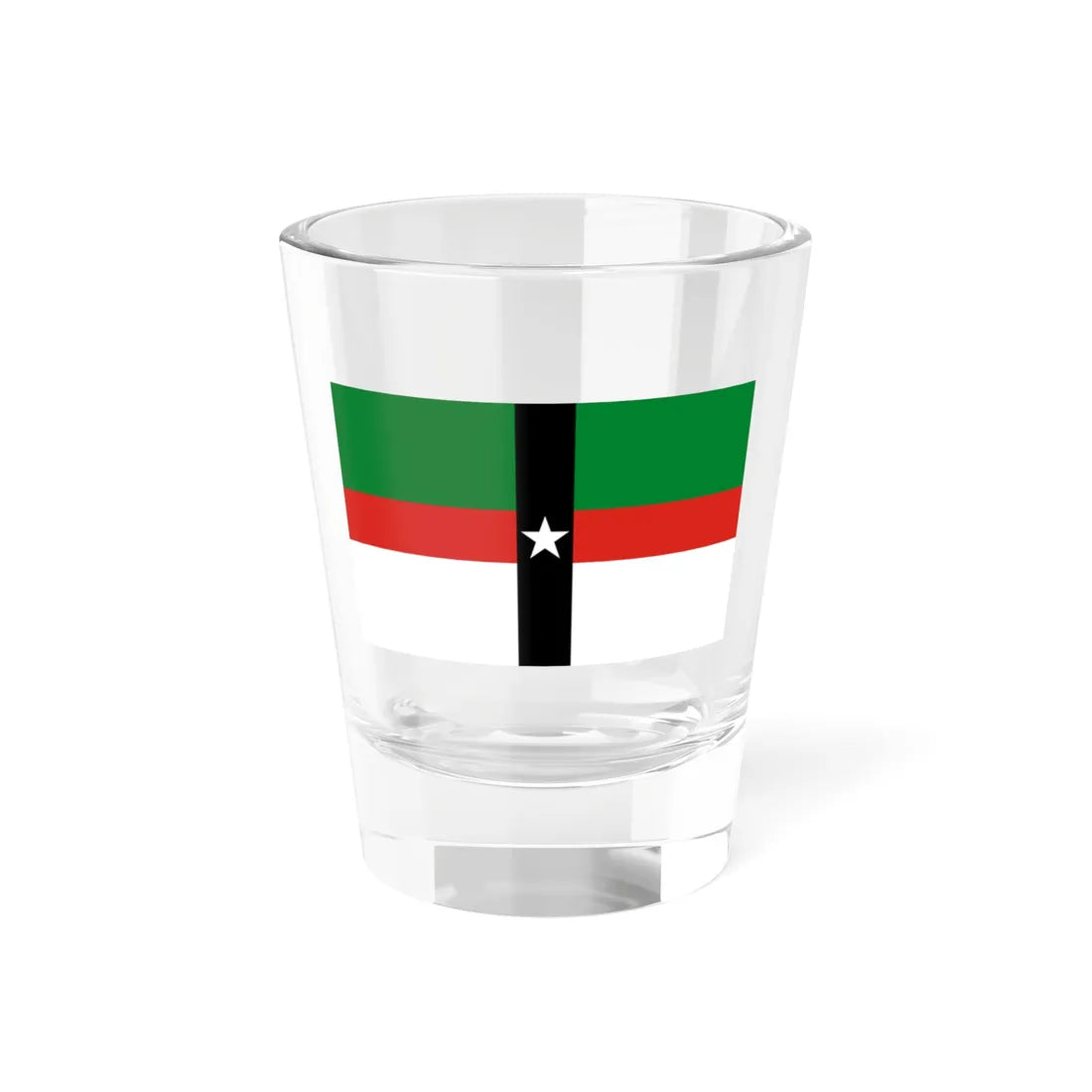 Flag of Denison Texas (United States) Shot Glass 1.5oz 1.5oz - Go Mug Yourself