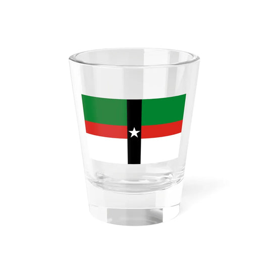 Flag of Denison Texas (United States) Shot Glass 1.5oz 1.5oz - Go Mug Yourself