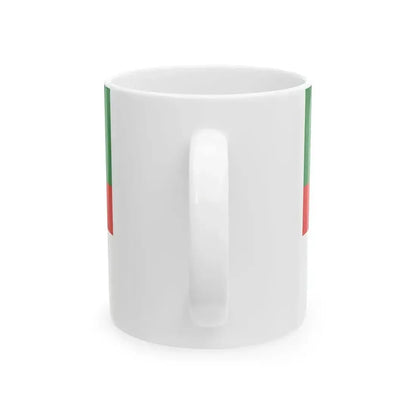 Flag of Denison Texas (United States) White Coffee Mug - Go Mug Yourself