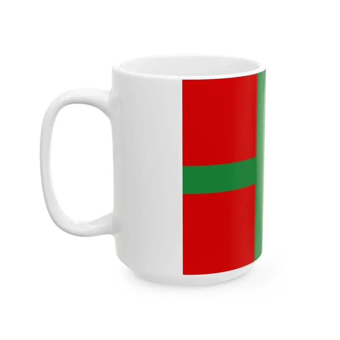 Flag of Denmark Bornholm (Denmark) White Coffee Mug - Go Mug Yourself