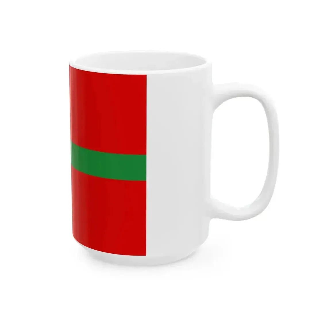 Flag of Denmark Bornholm (Denmark) White Coffee Mug - Go Mug Yourself