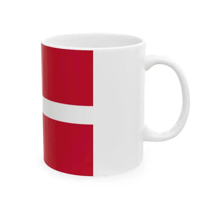 Flag of Denmark (Denmark) White Coffee Mug - Go Mug Yourself