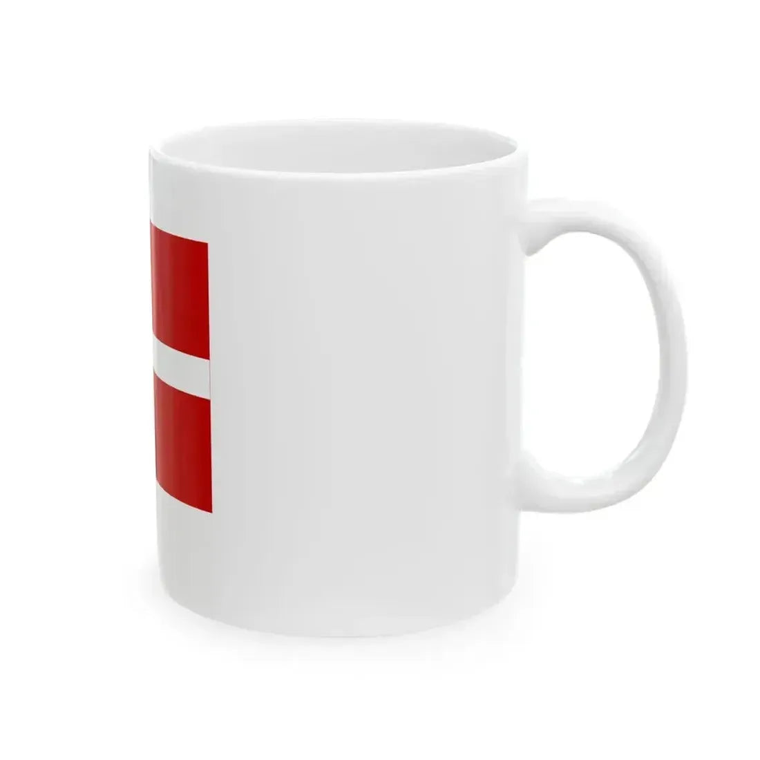 Flag of Denmark parade (Denmark) White Coffee Mug - Go Mug Yourself