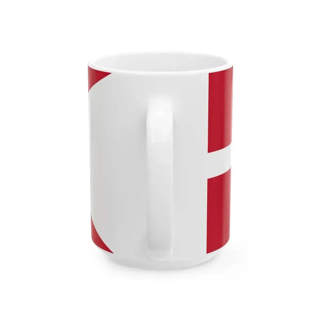 Flag of Denmark state (Denmark) White Coffee Mug - Go Mug Yourself