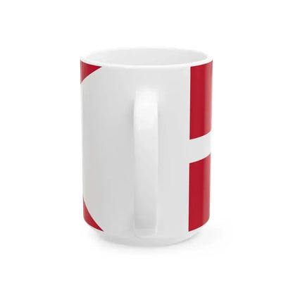 Flag of Denmark state (Denmark) White Coffee Mug - Go Mug Yourself