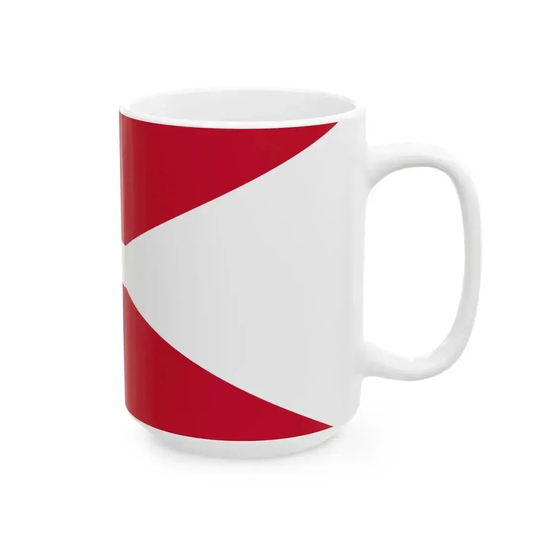 Flag of Denmark state (Denmark) White Coffee Mug - Go Mug Yourself