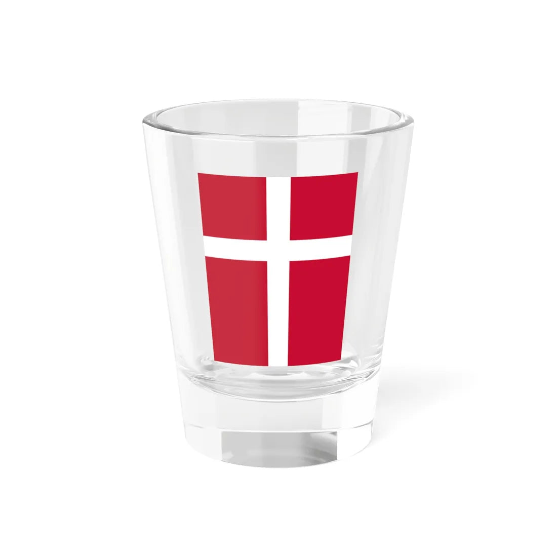 Flag of Denmark vertical (Denmark) Shot Glass 1.5oz 1.5oz - Go Mug Yourself