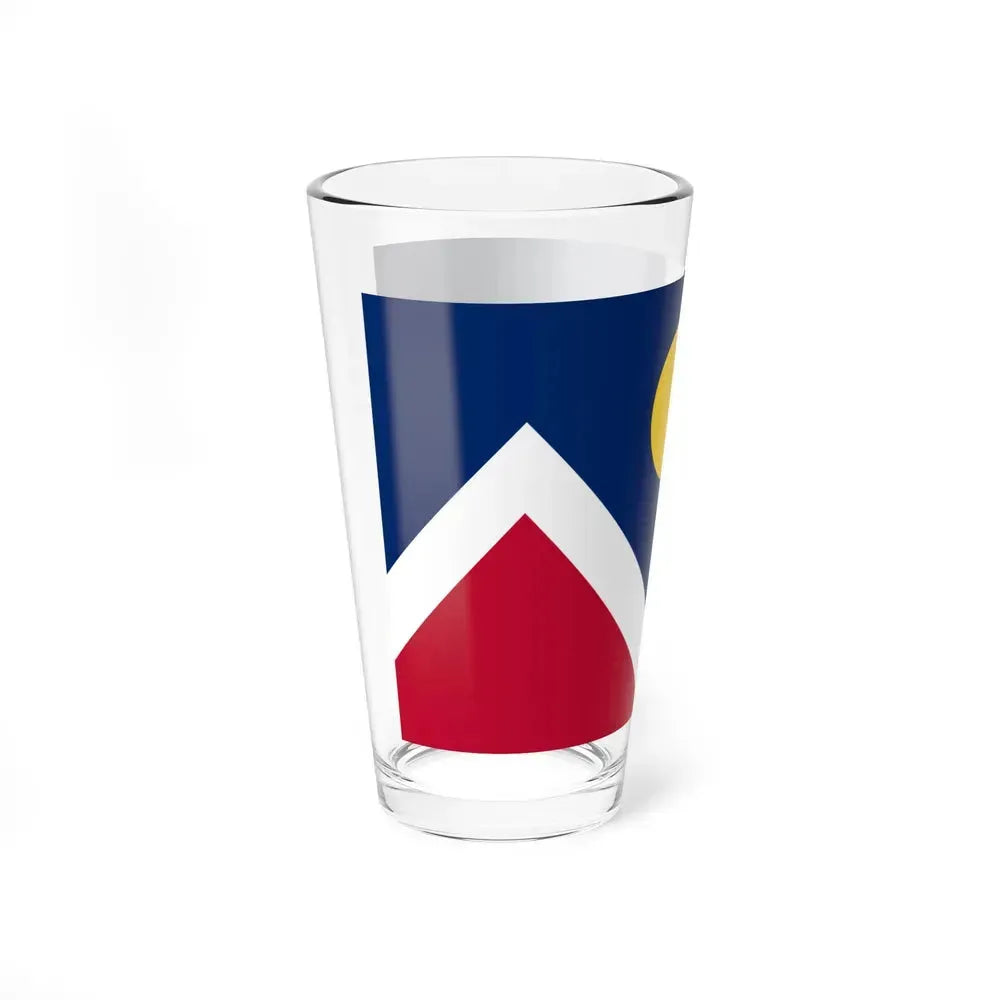 Flag of Denver, Colorado - Pint Glass 16oz - Go Mug Yourself