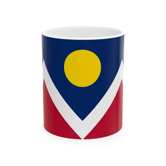 Flag of Denver Colorado (United States) White Coffee Mug 11oz - Go Mug Yourself