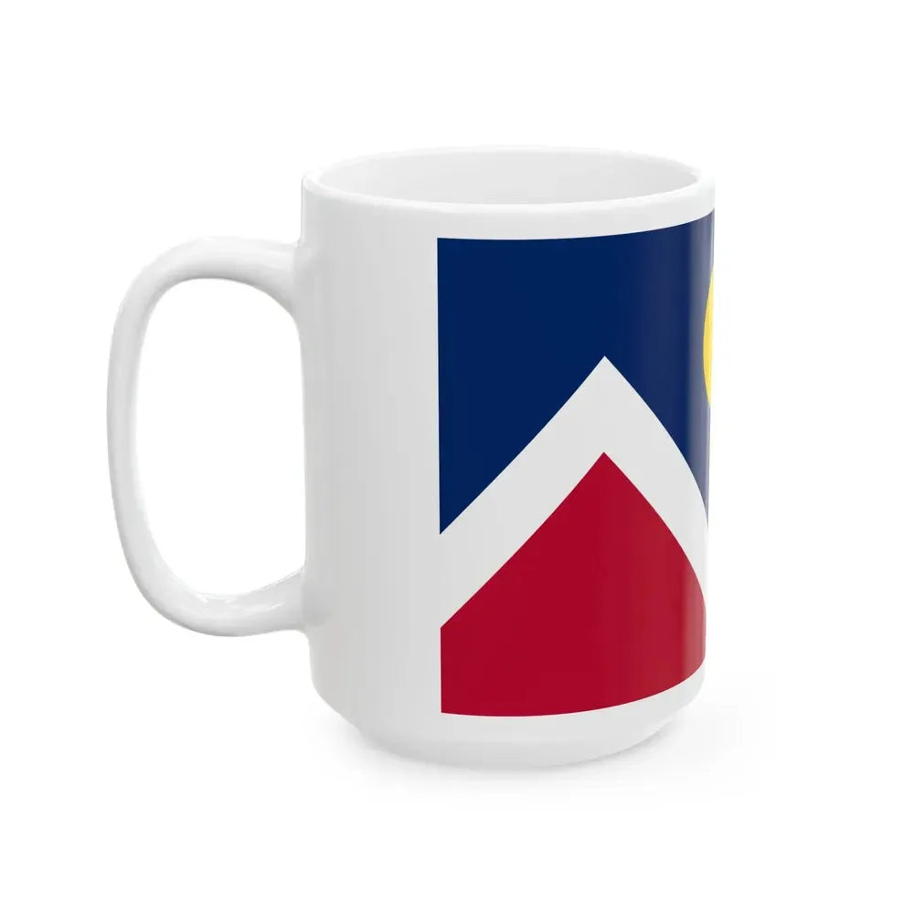 Flag of Denver Colorado (United States) White Coffee Mug - Go Mug Yourself