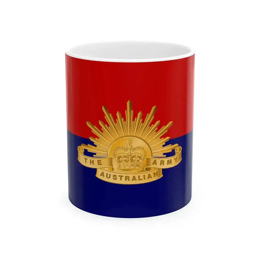 Flag of Deputy Chief of Army Australia (Australia) White Coffee Mug 11oz - Go Mug Yourself