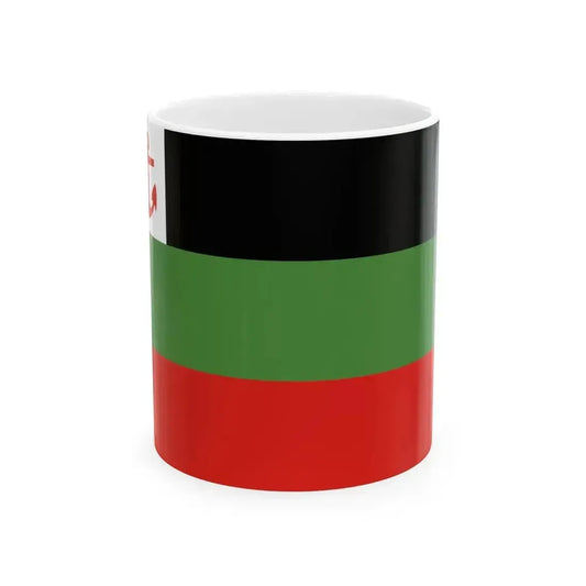 Flag of Deputy Commanders of the Beiyang Fleet (China) White Coffee Mug 11oz - Go Mug Yourself