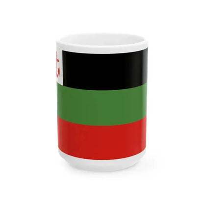 Flag of Deputy Commanders of the Beiyang Fleet (China) White Coffee Mug 15oz - Go Mug Yourself