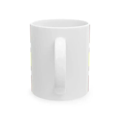 Flag of Derazhnia raion (Ukraine) White Coffee Mug - Go Mug Yourself