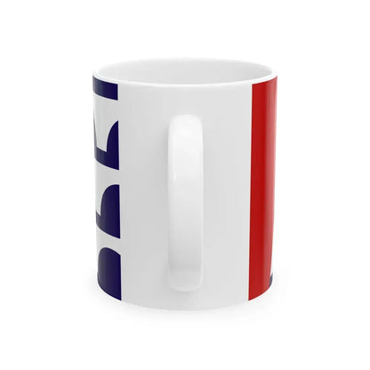 Flag of Des Moines Iowa (United States) White Coffee Mug - Go Mug Yourself