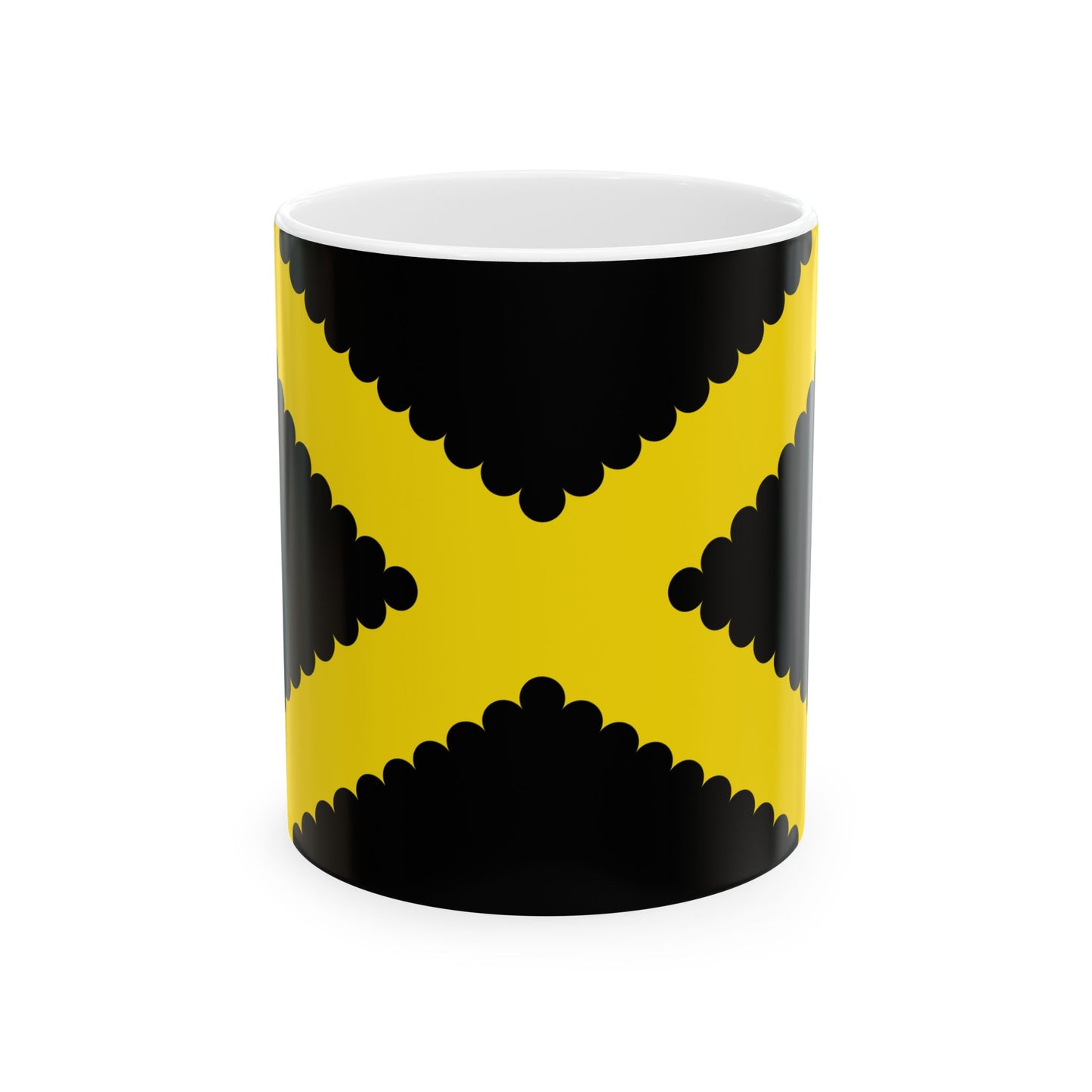 Flag of Dessel (Belgium) White Coffee Mug-11oz-Go Mug Yourself