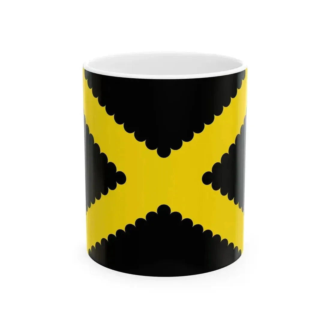Flag of Dessel (Belgium) White Coffee Mug 11oz - Go Mug Yourself