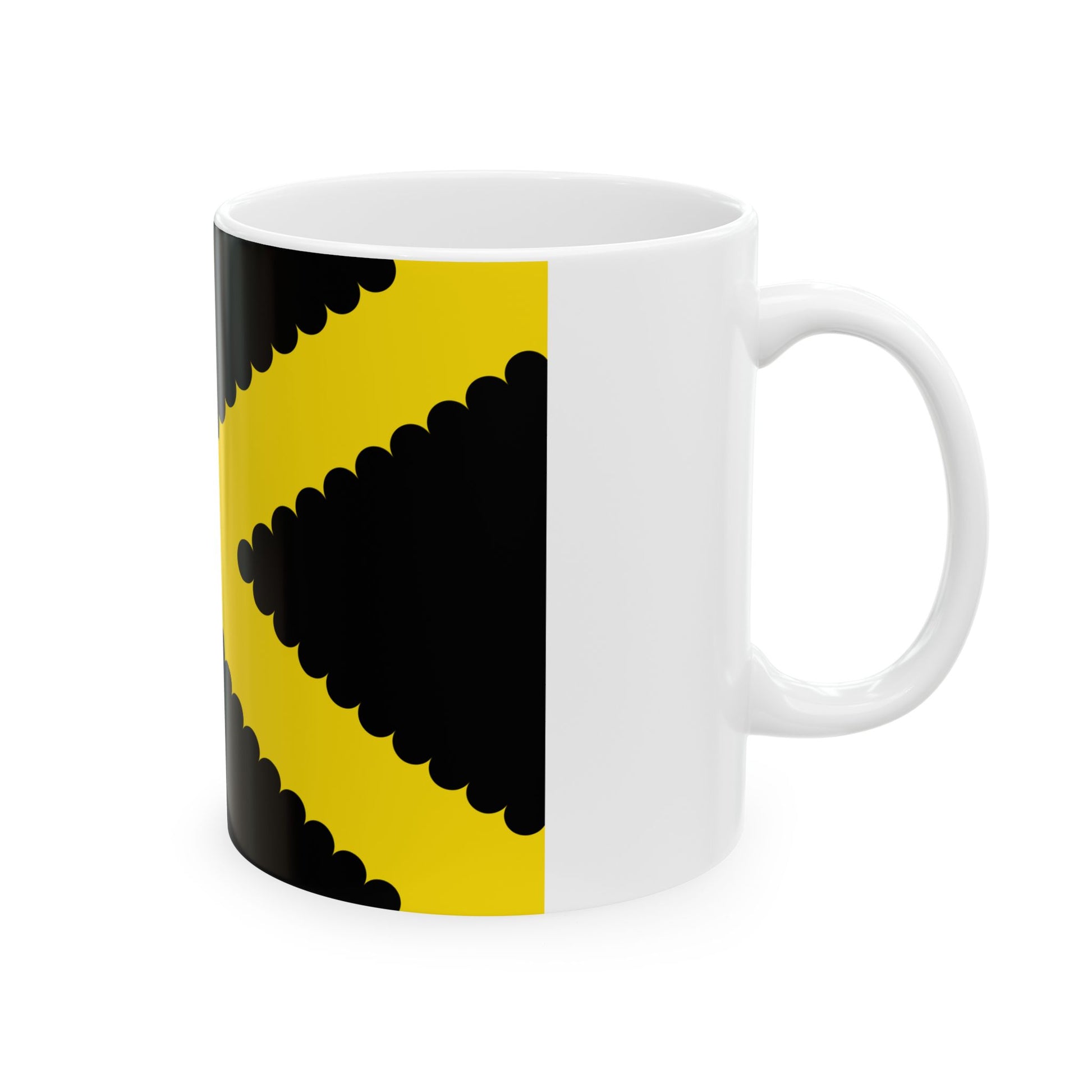 Flag of Dessel (Belgium) White Coffee Mug-Go Mug Yourself