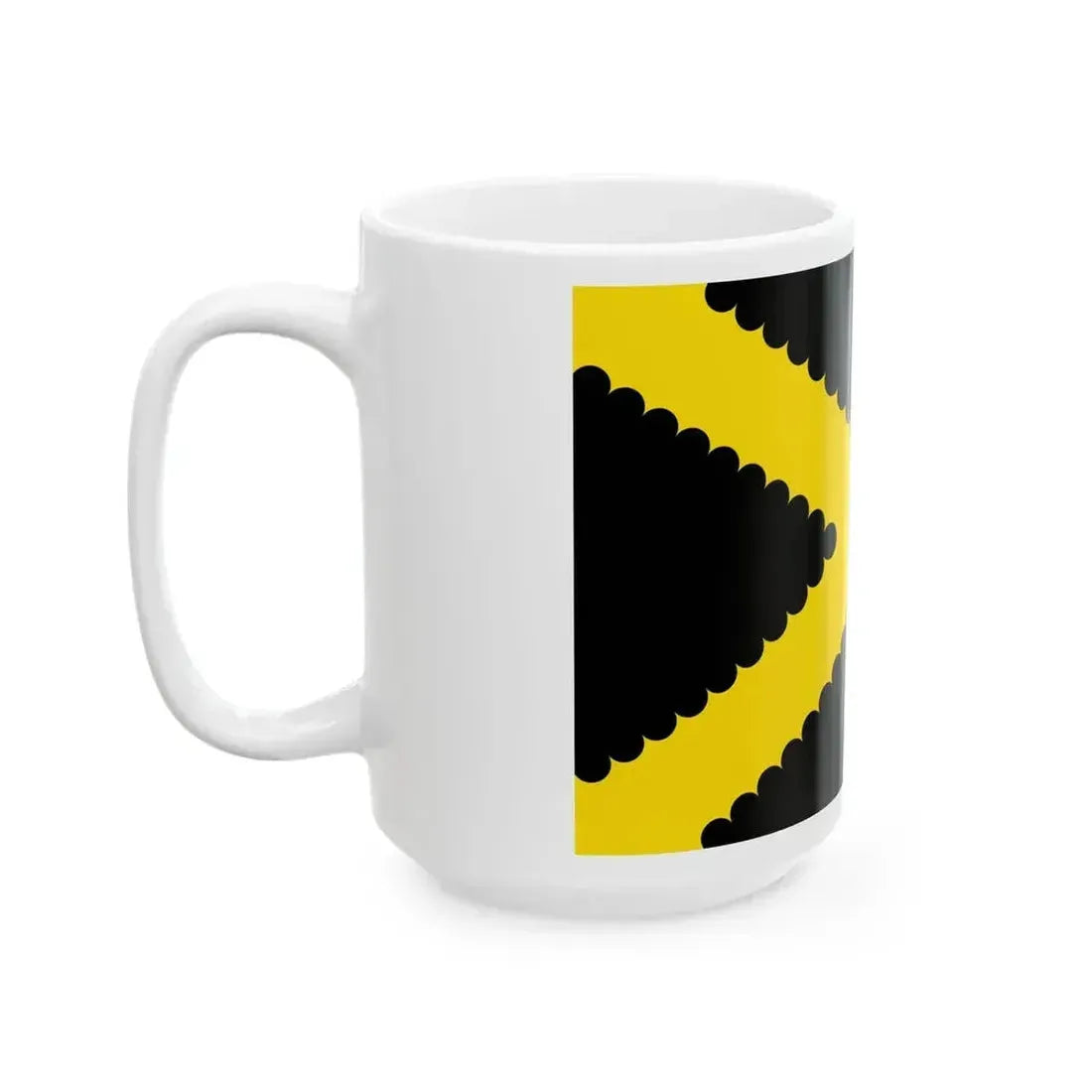 Flag of Dessel (Belgium) White Coffee Mug - Go Mug Yourself
