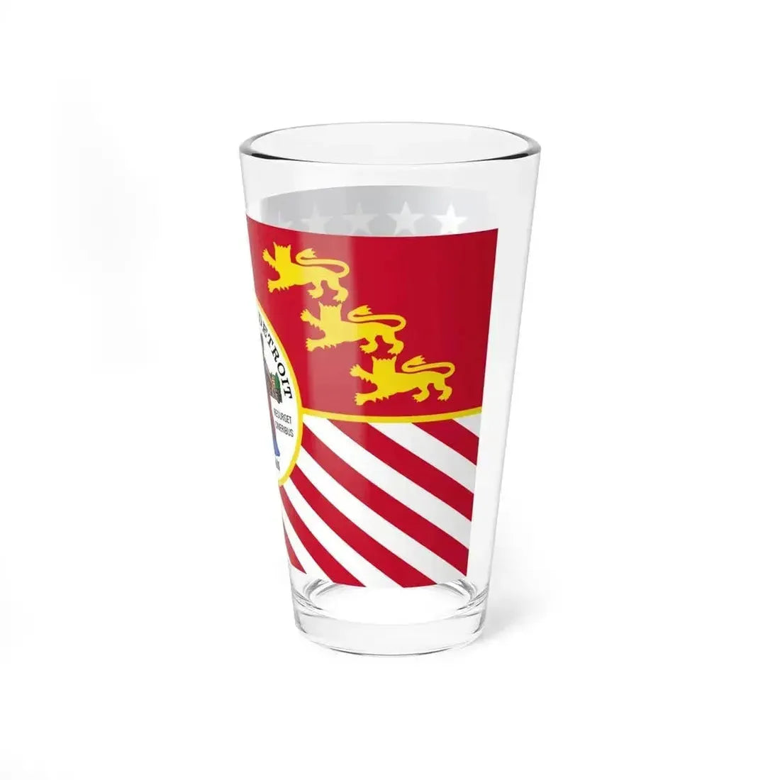 Flag of Detroit - Pint Glass 16oz - Go Mug Yourself