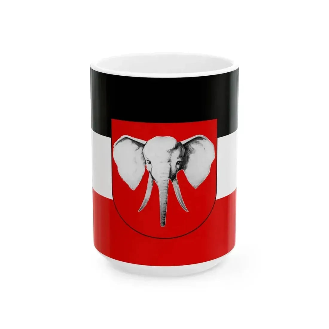 Flag of Deutsch-Kamerun (Cameroon) White Coffee Mug 15oz - Go Mug Yourself