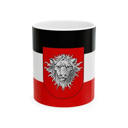 Flag of Deutsch-Ostafrika (Germany) White Coffee Mug 11oz - Go Mug Yourself