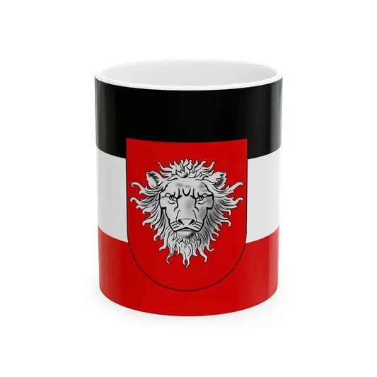 Flag of Deutsch-Ostafrika (Germany) White Coffee Mug 11oz - Go Mug Yourself