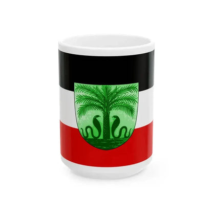 Flag of Deutsch-Togo (Togo) White Coffee Mug 15oz - Go Mug Yourself