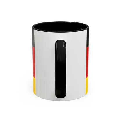 Flag of Deutsche Bundespost Germany - Accent Coffee Mug - Go Mug Yourself