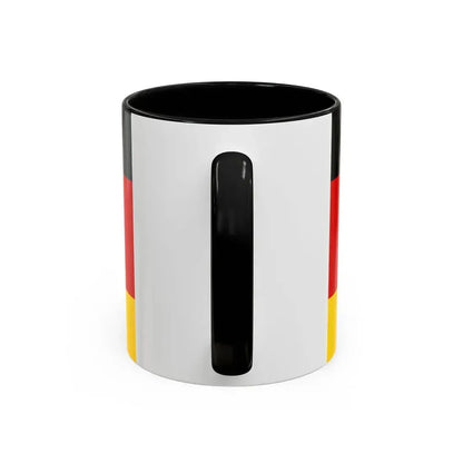 Flag of Deutsche Bundespost Germany - Accent Coffee Mug - Go Mug Yourself
