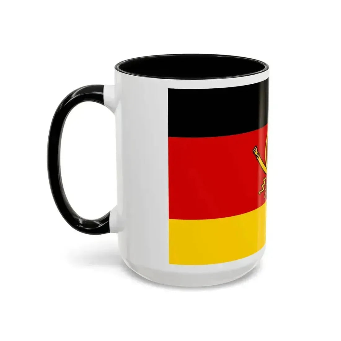 Flag of Deutsche Bundespost Germany - Accent Coffee Mug - Go Mug Yourself
