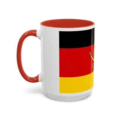 Flag of Deutsche Bundespost Germany - Accent Coffee Mug - Go Mug Yourself