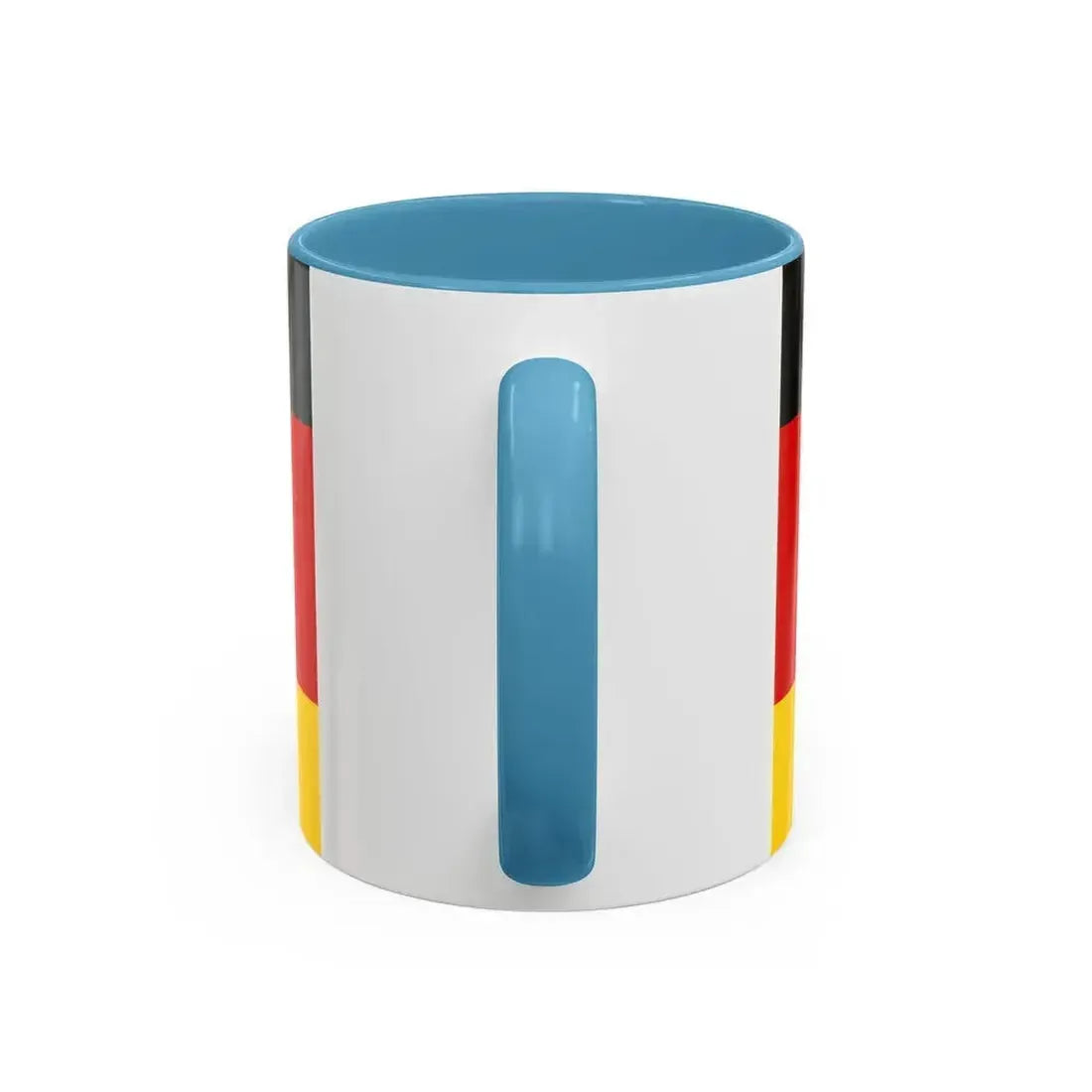 Flag of Deutsche Bundespost Germany - Accent Coffee Mug - Go Mug Yourself