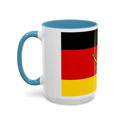 Flag of Deutsche Bundespost Germany - Accent Coffee Mug - Go Mug Yourself