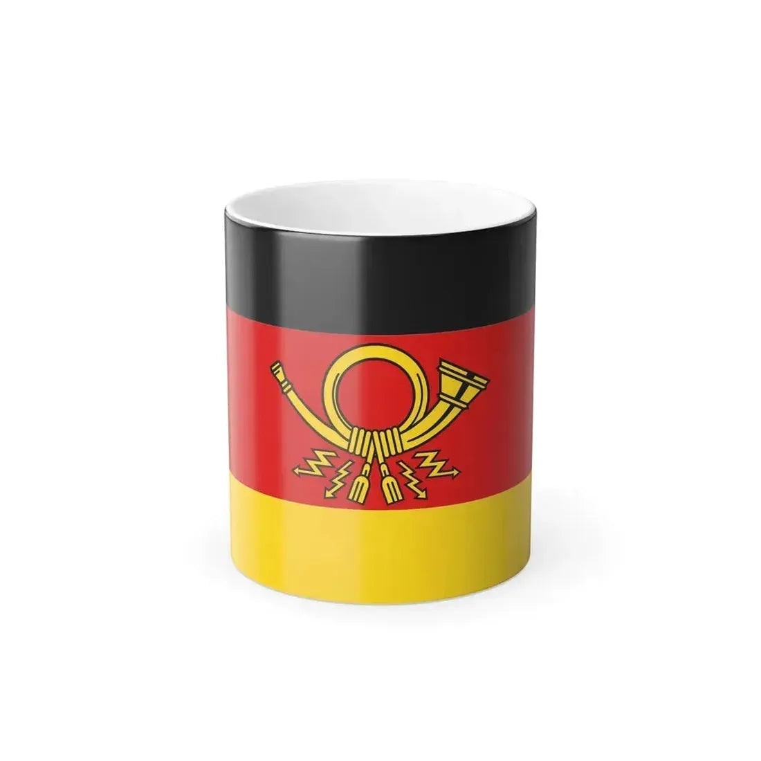 Flag of Deutsche Bundespost Germany - Color Changing Coffee Mug 11oz - Go Mug Yourself